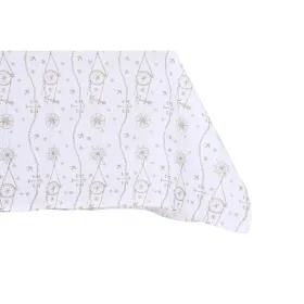 Tablecloth and napkins DKD Home Decor 150 x 150 x 0,5 cm Blue Brown White (2 Units)