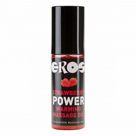 Erotic Massage Oil Eros Strawberry (100 ml)
