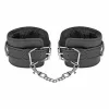 Cuffs S Pleasures Lover's Black Black/Silver