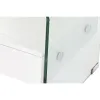 Naktsskapītis DKD Home Decor Balts Caurspīdīgs Stikls Koks MDF 50 x 40 x 45,5 cm