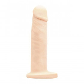 Realistic Dildo Tantus Vibrator With relief Beige Silicone