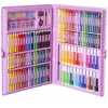 Painting set in a suitcase 168 pcs pink