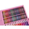 Painting set in a suitcase 168 pcs pink