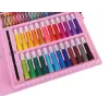 Painting set in a suitcase 168 pcs pink