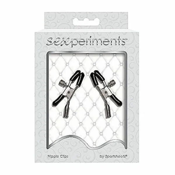 Nipple Clips Sportsheets SS510-85 Black/Silver