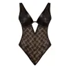 Leotard Exposed Black L/XL