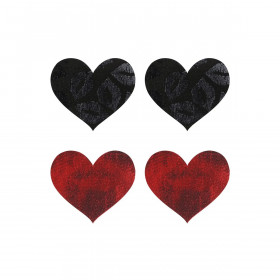 Nipple shield Peekaboo Black One size Hearts