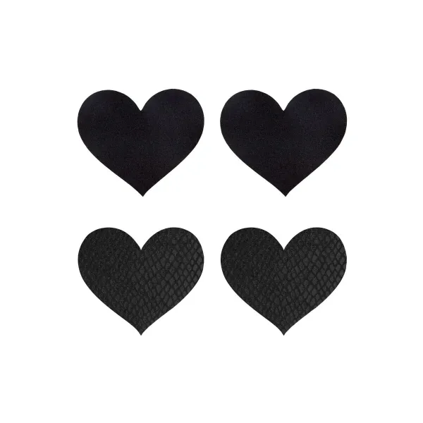 Nipple shield Peekaboo Black One size Hearts