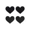Nipple shield Peekaboo Black One size Hearts