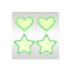 Nipple shield Peekaboo Green One size Hearts Stars