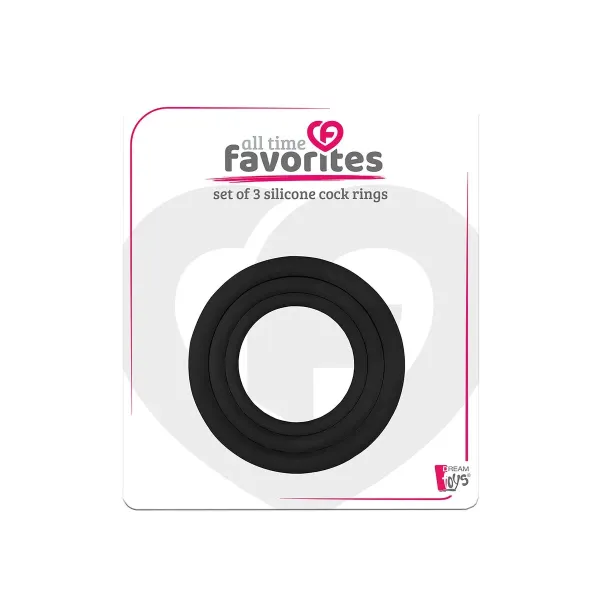 Cock Ring Dream Toys All Time Favorites Black