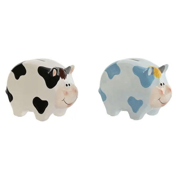 Taupyklė Home ESPRIT Dolomite Karvė 16 X 7,5 X 12,5 cm (2 vnt.)