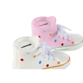 Naudas kaste Home ESPRIT Keramika Pludmales čības 18 X 7 X 10 cm (2 gb.)