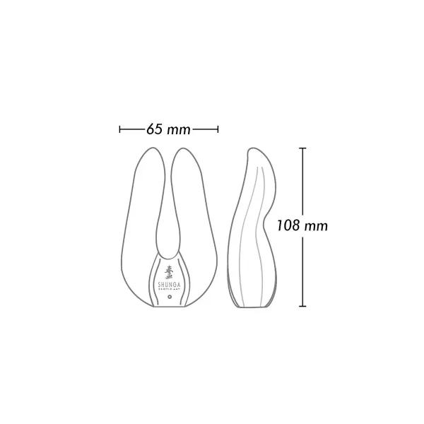 Massager Shunga Aiko Black