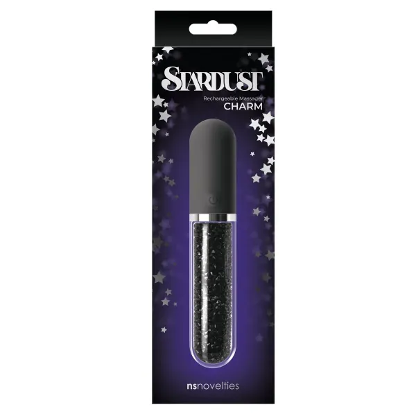 Bullet Vibrator NS Novelties Stardust Black