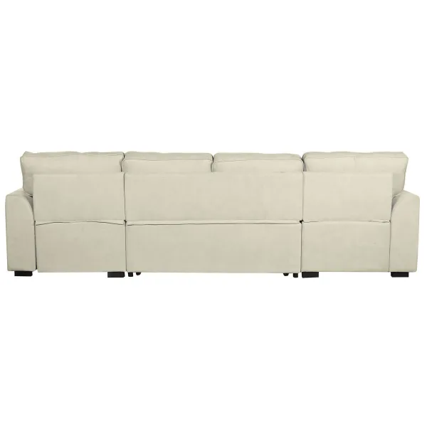 Sofabed Home ESPRIT Sand Modern 298 x 154 x 92 cm
