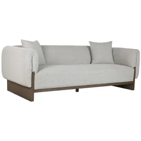 Sohva Home ESPRIT Ruskea Beige Scandi 220 x 95 x 77 cm