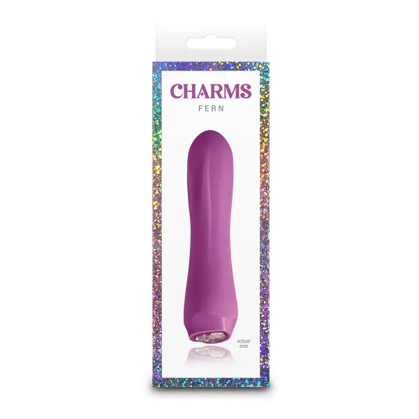 Mini-Vibrator NS Novelties Charms Fern Ruby Red