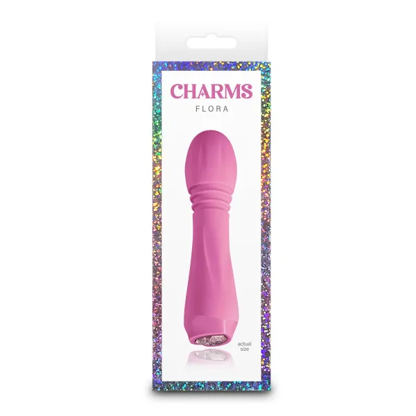 Mini-Vibrator NS Novelties Charms Flora Blue Pink