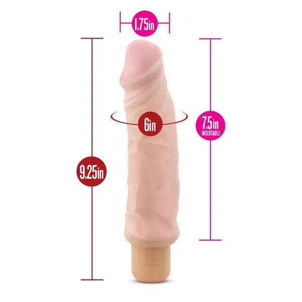 Realistic Dildo Blush X5 TPR Ø 5,3 cm