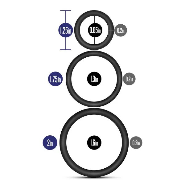 Cock Ring Blush Performance Black
