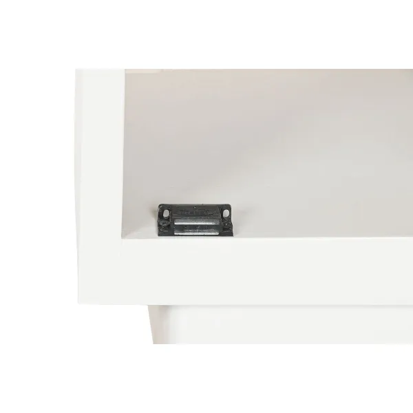 Nightstand Home ESPRIT White Natural 40 x 35 x 50 cm