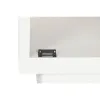 Nightstand Home ESPRIT White Natural 40 x 35 x 50 cm