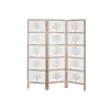 Širma Home ESPRIT Balta Natūralus Mango mediena Medžio MDF 153 X 2,3 X 182 CM