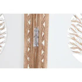 Širma Home ESPRIT Balta Natūralus Mango mediena Medžio MDF 153 X 2,3 X 182 CM