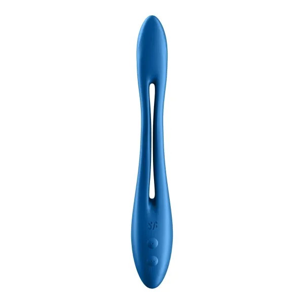 Cock Ring Satisfyer Elastic Game Blue