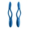 Cock Ring Satisfyer Elastic Game Blue