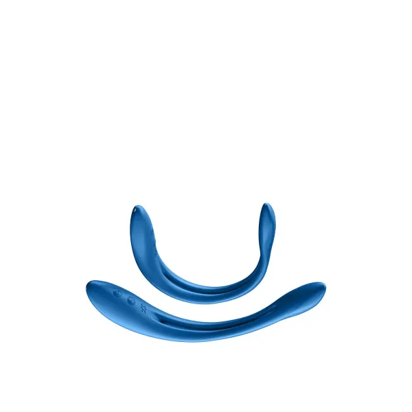 Cock Ring Satisfyer Elastic Game Blue