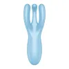 Massager Satisfyer Threesome 4 Connect Blue