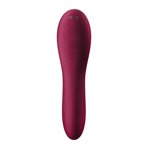 Clitoris Suction Stimulator Satisfyer Dual Crush Red
