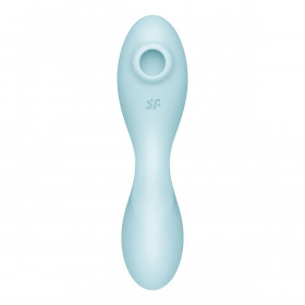 Clitoris Suction Stimulator Satisfyer Cruvy Trinity 5+ Blue