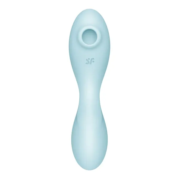 Clitoris Suction Stimulator Satisfyer Cruvy Trinity 5+ Blue