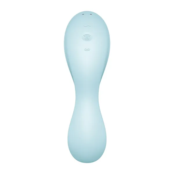 Clitoris Suction Stimulator Satisfyer Cruvy Trinity 5+ Blue