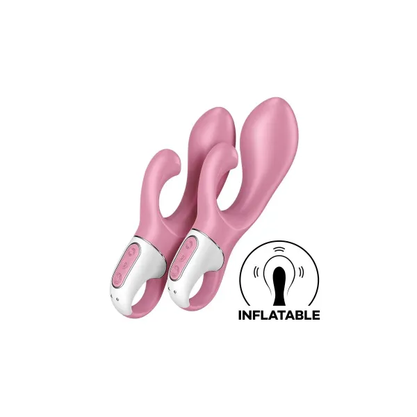 G-Spot Vibrator Satisfyer Air Pump Bunny 2 Light Pink 23,7 x 11,7 x 7,5 cm