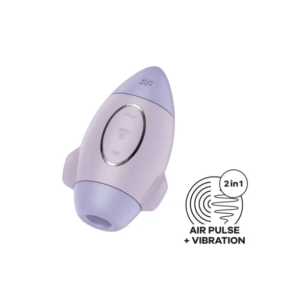Clitoris Suction Stimulator Satisfyer Mission Control Purple