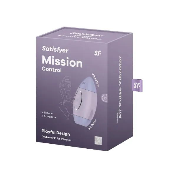 Clitoris Suction Stimulator Satisfyer Mission Control Purple