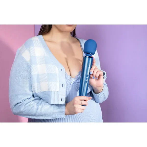 PalmPower-Recharge Wand Massager Le Wand Pacific Blue