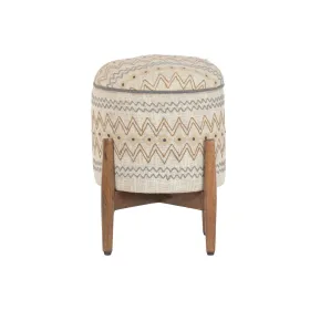 подставка для ног Home ESPRIT Бежевый город 40 x 40 x 52 cm
