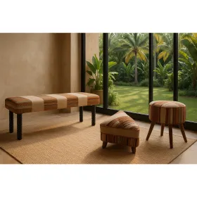 подставка для ног Home ESPRIT 40 x 40 x 56 cm