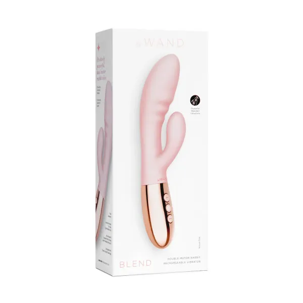 Dual Stimulation Vibe Le Wand Blend Rose Gold Rose Gold