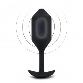 Snug XL Anal Plug B-Vibe Vibrating Black