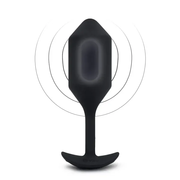 Snug XL Anal Plug B-Vibe Vibrating Black