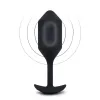 Snug XL Anal Plug B-Vibe Vibrating Black