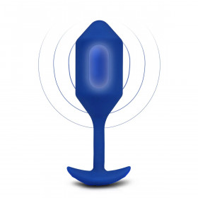 Snug XL Anal Plug B-Vibe Vibrating Blue