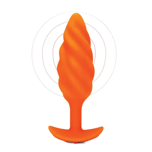 Vibrating Butt Plug B-Vibe Swirl Texture