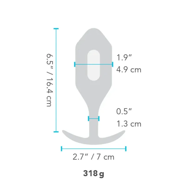 Anal plug B-Vibe Vibrating XXL Black